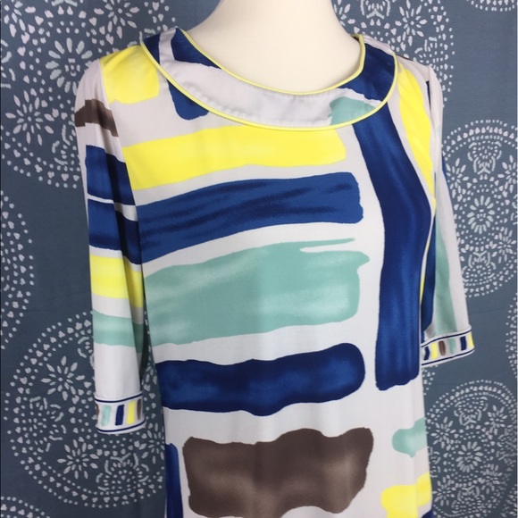 BCBGMaxAzria Colorful Shift Dress - Picture 2 of 6